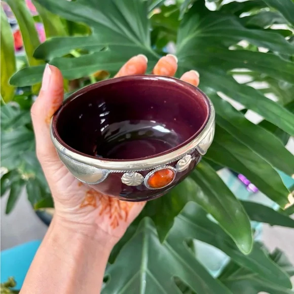 Handcrafted Ceramic bowl from Morocco - Picture 5 of 7